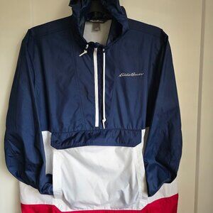 Eddie Bauer 1/2 zip wind jacket  Large Tall